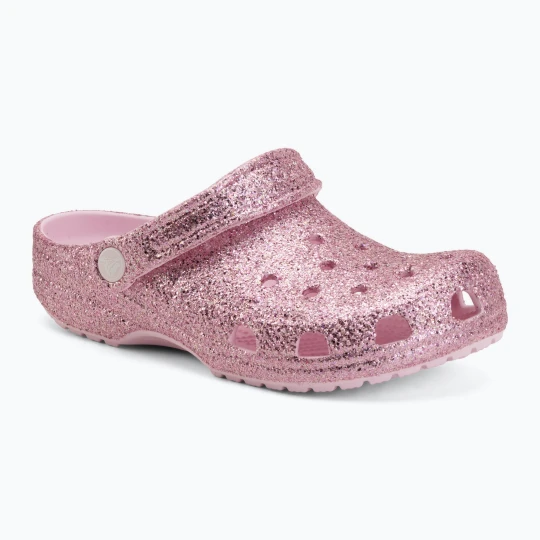 Zdjęcie produktu Klapki dziecięce Crocs Classic Chunky Glitter pink milk