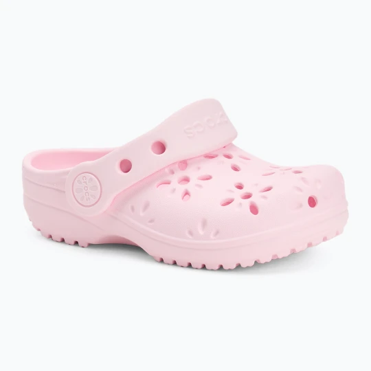 Zdjęcie produktu Klapki dziecięce Crocs Classic Floral Cutout Clog Kids Toddler pink milk
