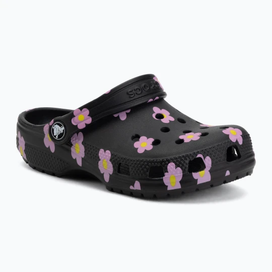 Zdjęcie produktu Klapki dziecięce Crocs Classic Flower black