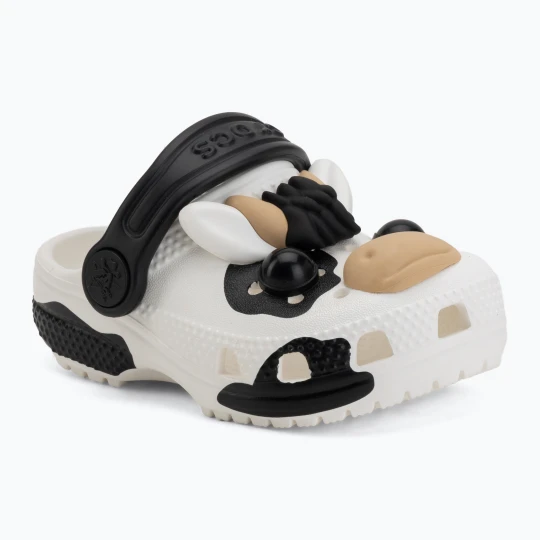 Zdjęcie produktu Klapki dziecięce Crocs Classic I Am Cow Glow Biały