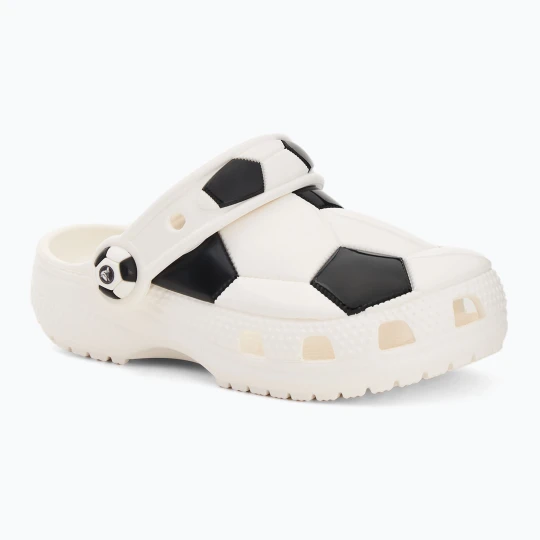 Zdjęcie produktu Klapki dziecięce Crocs Classic Soccer Ball Clog Kids Toddler white / black