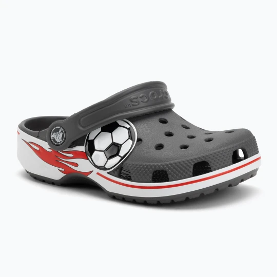 Zdjęcie produktu Klapki dziecięce Crocs Classic Soccer Band Clog Kids slate grey