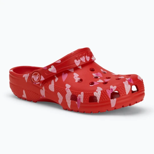 Zdjęcie produktu Klapki dziecięce Crocs Classic Valentines Day Clog Kids cherry red