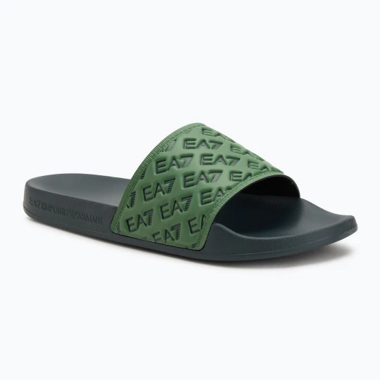 Zdjęcie produktu Klapki EA7 Emporio Armani Water Sports All Over urban chic / english ivy Zielony
