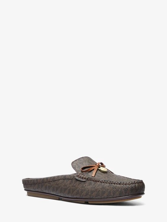 Zdjęcie produktu Klapki Greta z charakterystycznym logo Michael Kors BRĄZOWY (Brązowy)