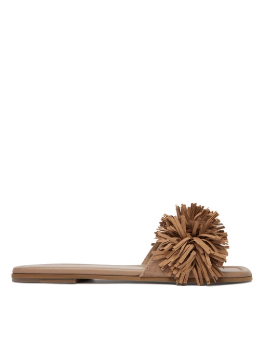 Zdjęcie produktu Klapki Inuikii Fringes Flower 1014.003.0031.250 Beżowy ciemny