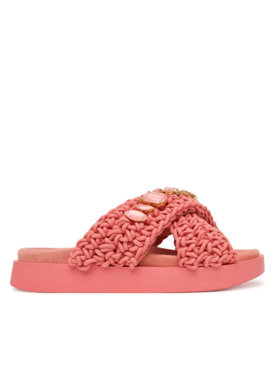 Zdjęcie produktu Klapki Inuikii Woven Stones 1004.003.0073 Różowy ciemny