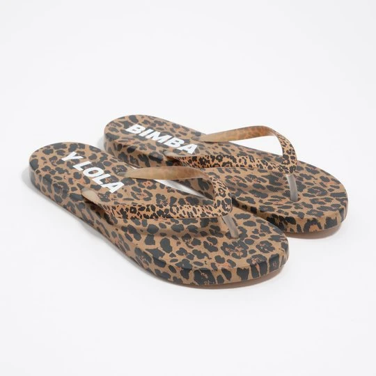 Zdjęcie produktu Klapki japonki Leopard naturalne BIMBA Y LOLA