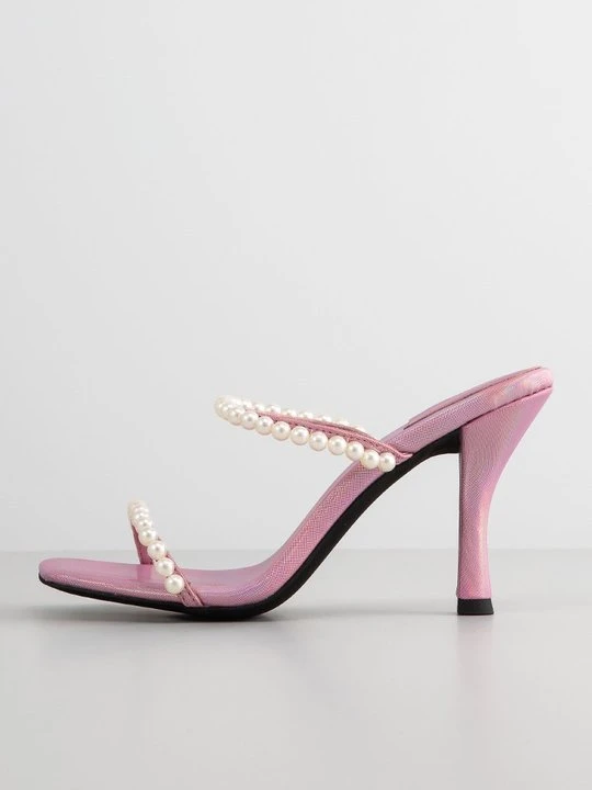 Zdjęcie produktu Klapki na obcasie Jeffrey Campbell różowy