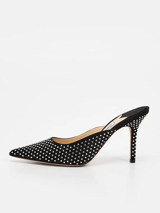 Zdjęcie produktu Klapki na obcasie Jimmy Choo czarny