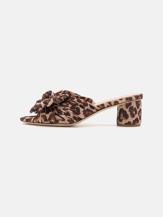 Zdjęcie produktu Klapki na obcasie Loeffler Randall złoty