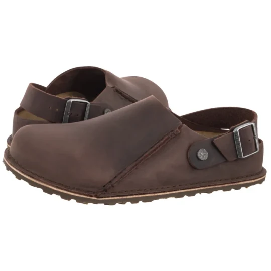 Zdjęcie produktu Klapki Lutry Premium Wider Strap Habana Leather Oiled 1032475 (BK429-a) Birkenstock