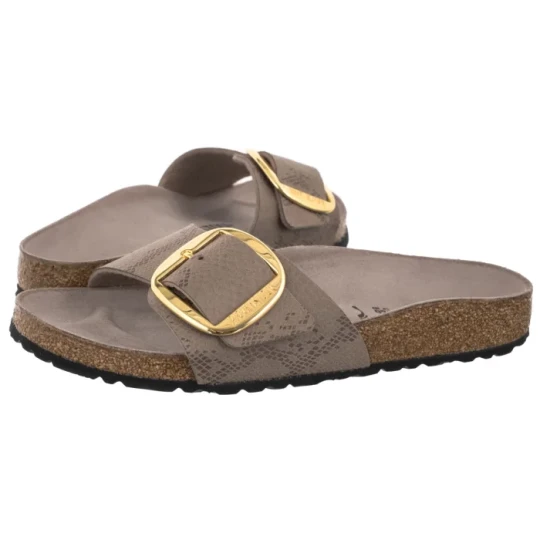 Zdjęcie produktu Klapki Madrid Big Buckle Python Gray Taupe 1032935 (BK389-b) Birkenstock