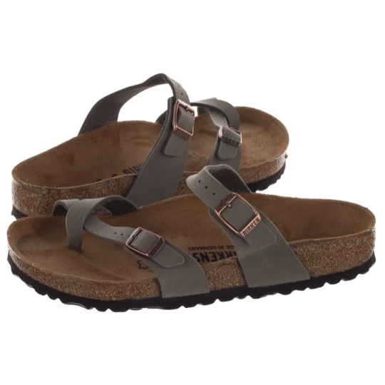 Zdjęcie produktu Klapki Mayari Nubuck Stone 71071 (BK83-a) Birkenstock