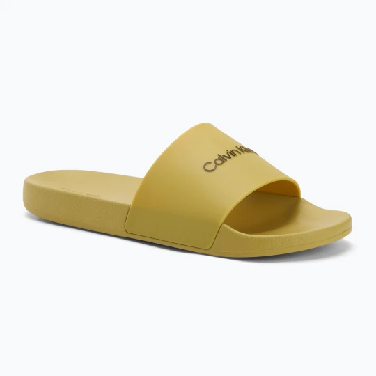 Zdjęcie produktu Klapki męskie Calvin Klein HM0HM00455 Pool Slide Rubber avocado oil Zielony