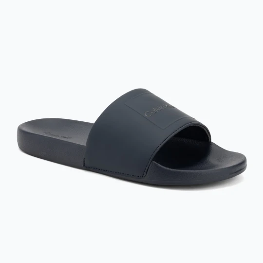 Zdjęcie produktu Klapki męskie Calvin Klein HM0HM01754 Pool Slide Ck Square navy Granatowy