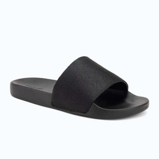 Zdjęcie produktu Klapki męskie Calvin Klein HM0HM01762 Pool Slide Jaq Mono black mono jacquard