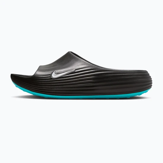Zdjęcie produktu Klapki męskie Nike ReactX Rejuven8 black/gamma blue/metallic silver