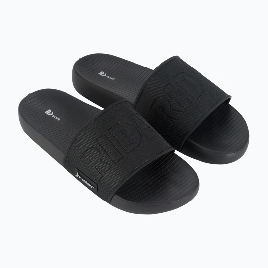 Zdjęcie produktu Klapki męskie RIDER Grid Slide black / black / silver