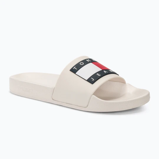 Zdjęcie produktu Klapki męskie Tommy Jeans Pool Slide Ess ecru Beżowy