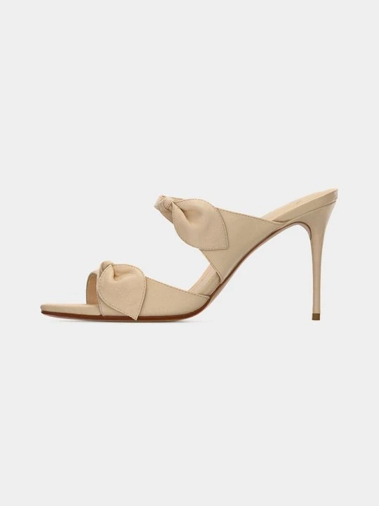 Zdjęcie produktu Klapki na obcasie Alexandre Birman taupe