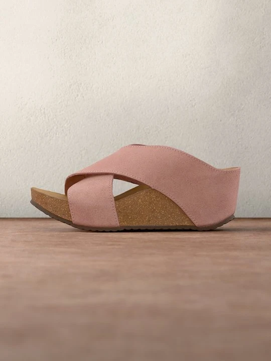 Zdjęcie produktu Klapki na obcasie Copenhagen Shoes jasnoróżowy