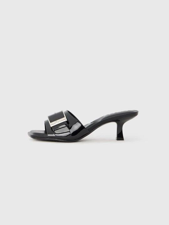 Zdjęcie produktu Klapki na obcasie DKNY czarny