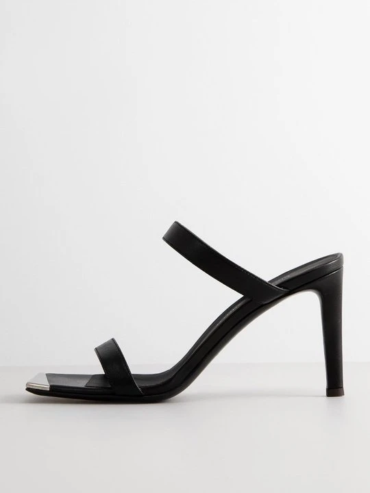 Zdjęcie produktu Klapki na obcasie Giuseppe Zanotti czarny
