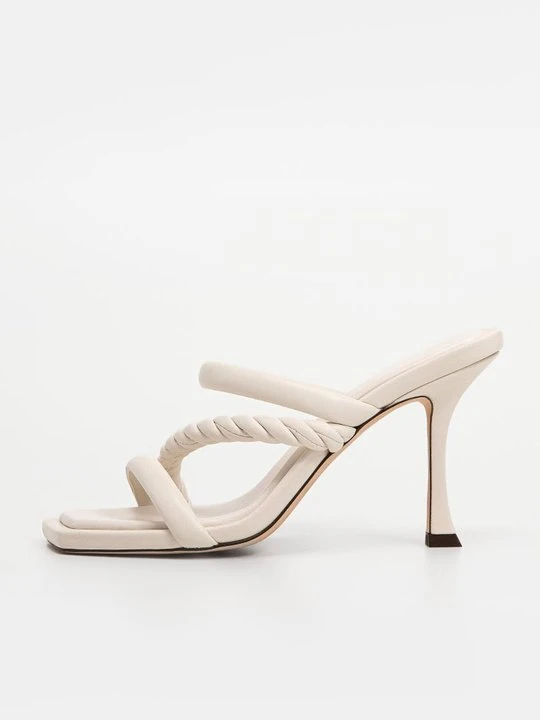 Zdjęcie produktu Klapki na obcasie Jimmy Choo mleczny