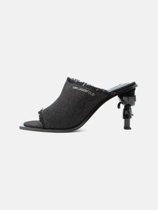 Zdjęcie produktu Klapki na obcasie KARL LAGERFELD