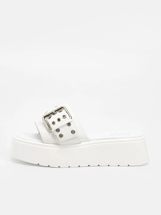 Zdjęcie produktu Klapki na obcasie Koi Footwear biały