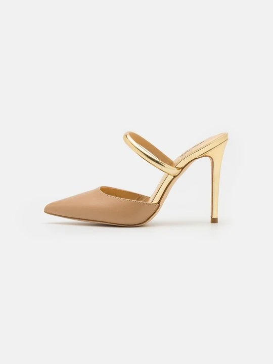 Zdjęcie produktu Klapki na obcasie Michael Kors wielbłądzi