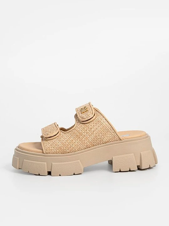 Zdjęcie produktu Klapki na obcasie Steve Madden beżowy