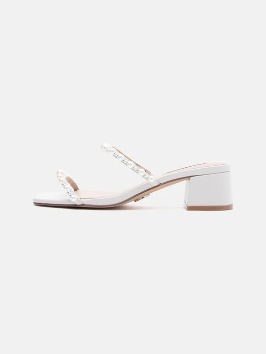 Zdjęcie produktu Klapki na obcasie Steve Madden mleczny