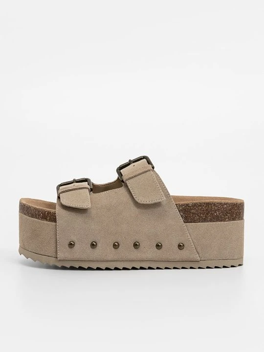 Zdjęcie produktu Klapki na obcasie Steve Madden piaskowy