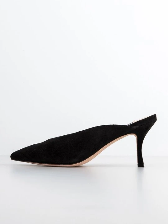 Zdjęcie produktu Klapki na obcasie Stuart Weitzman czarny