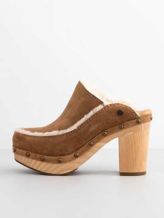 Zdjęcie produktu Klapki na obcasie UGG ciemnobrązowy