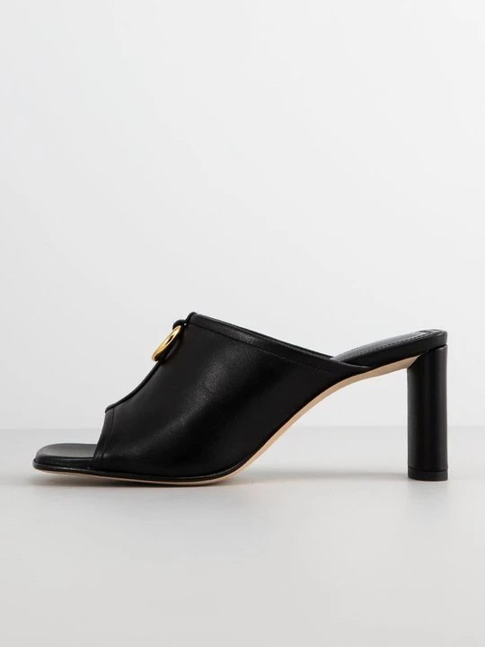 Zdjęcie produktu Klapki na obcasie Victoria Beckham czarny