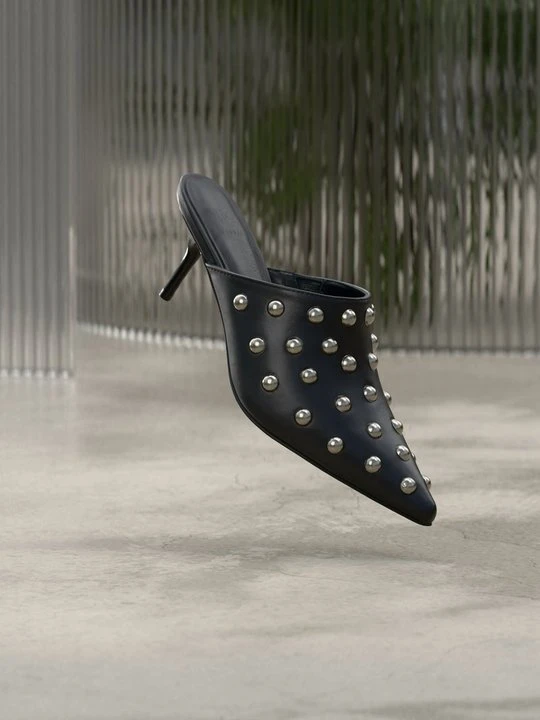 Zdjęcie produktu Klapki na obcasie Zign STUDIO By Zalando czarny