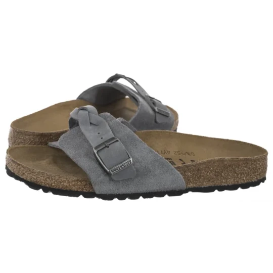 Zdjęcie produktu Klapki Oita Braided Basalt Gray 1029121 (BK264-b) Birkenstock