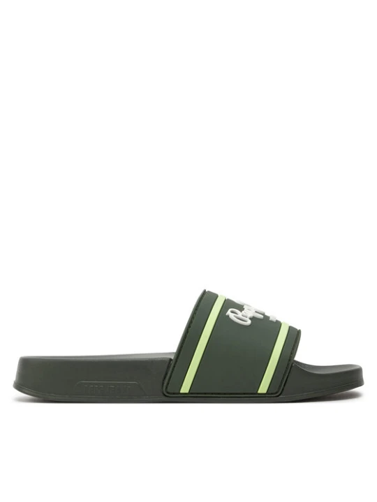 Zdjęcie produktu Klapki Pepe Jeans Slider Logo B PBS70054 Khaki