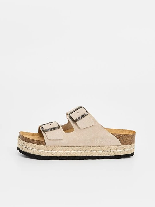 Zdjęcie produktu Klapki płaskie BAYTON mleczny