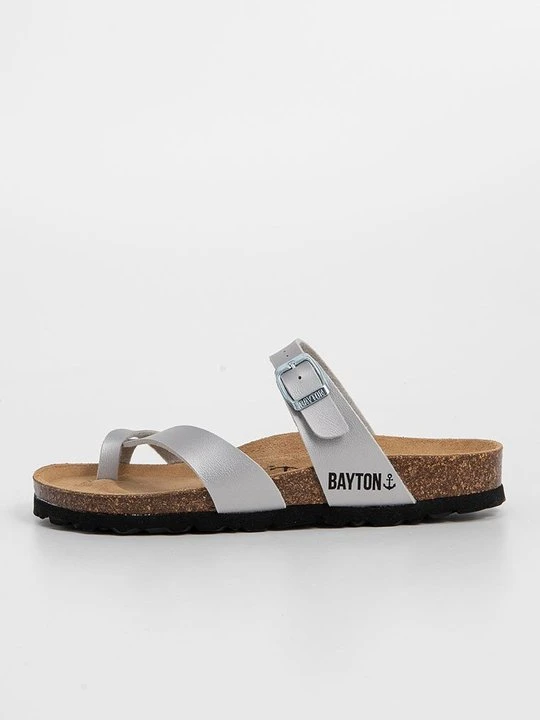 Zdjęcie produktu Klapki płaskie BAYTON szary