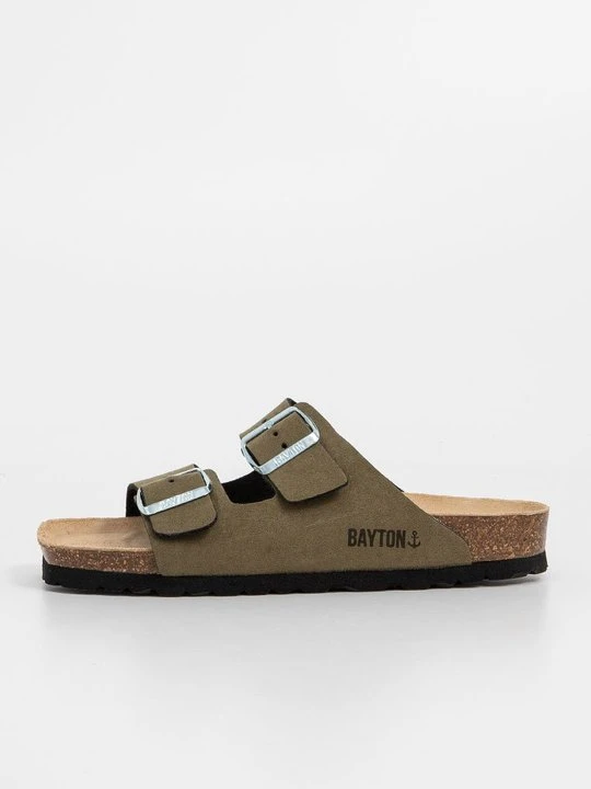 Zdjęcie produktu Klapki płaskie BAYTON khaki