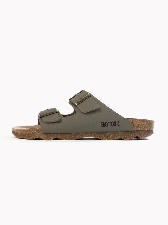 Zdjęcie produktu Klapki płaskie BAYTON khaki