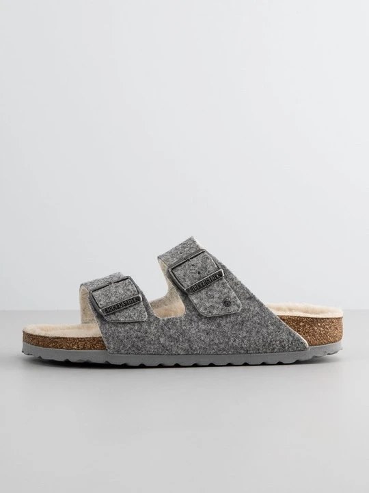 Zdjęcie produktu Klapki płaskie Birkenstock szary