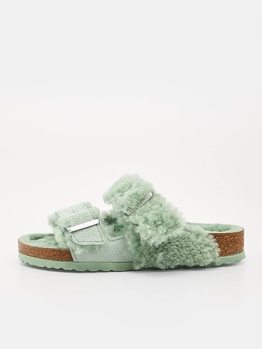 Zdjęcie produktu Klapki płaskie Birkenstock zielony