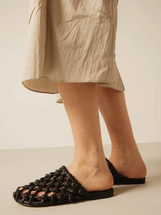 Zdjęcie produktu Klapki płaskie Bronx czarny