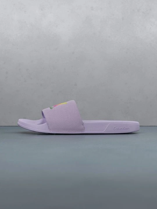 Zdjęcie produktu Klapki płaskie Calvin Klein liliowy