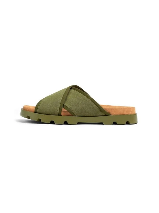 Zdjęcie produktu Klapki płaskie Camper zielony